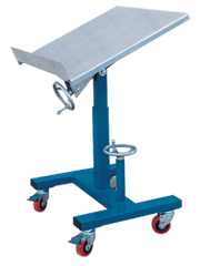 Tilting Work Table - 24 x 24'' 300 lb Capacity; 21-1/2 to 42" Service Range - USA Tool & Supply