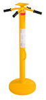 Trailer Stabilizing Jacks - #SJ35 - Powder coat safety yellow finish - Steel construction - 14" Dia. base - USA Tool & Supply