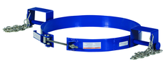 Blue Tilting Drum Ring - 55 Gallon - 1200 Lifting Capacity - USA Tool & Supply