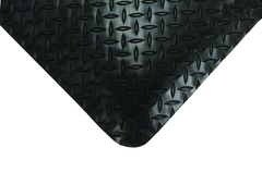 3' x 5' x 1/2" Thick Diamond Anti Fatigue Mat - Black - USA Tool & Supply