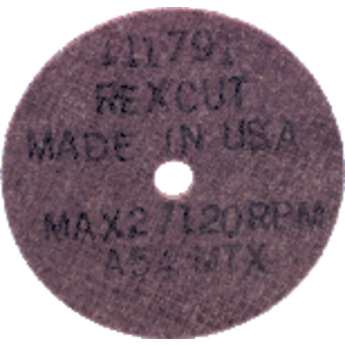 4″ × 1/8″ × 3/8″ - A80MTX - Aluminum Oxide Non-Reinforced Cut-Off Wheel - USA Tool & Supply