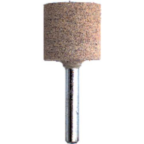 1/8″ × 1 1/2″ Shank-3/8″ × 3/8″ - W177 - Cotton Reinforced Aluminum Oxide Mounted Point - USA Tool & Supply