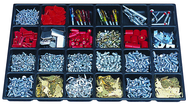 One-Piece ABS Drawer Divider Insert - 24 Compartments - For Use With Any 27" Roller Cabinet w/2" Drawers - USA Tool & Supply