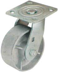 10'' Dia. - 3'' Width - Plexite - Swivel - 2700 lb Capacity - USA Tool & Supply