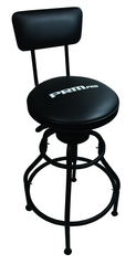 Adjustable Shop Stool with Back Support - USA Tool & Supply