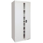 36 x 24 x 78" (Light Gray) - Transport Cabinet with Doors - USA Tool & Supply