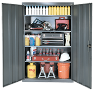 36 x 24 x 72'' (Sand, Gray, Charcoil, or Black (Please specify)) - Storage Cabinet - USA Tool & Supply