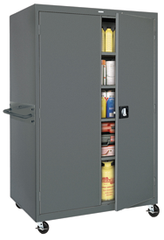 46 x 24 x 78'' (Sand, Gray, Charcoil, or Black (Please specify)) - Extra-Wide Transport Storage Cabinet - USA Tool & Supply