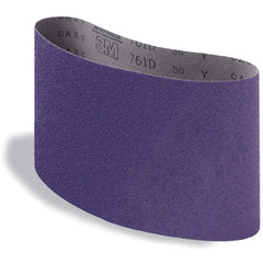 3M Regalite Resin Bond Cloth Belt 04145 7.875″ × 29.5″ 50Y Grit - Exact Industrial Supply