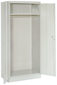 36 x 18 x 78'' (Dove Gray or Putty) - Wardrobe Cabinet - USA Tool & Supply