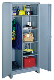 36 x 24 x 78'' (Dove Gray or Putty) - Full Height Storage Cabinet - USA Tool & Supply