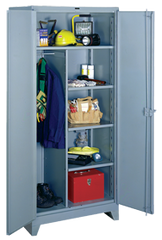 36 x 24 x 78'' (Dove Gray or Putty) - Full Height Storage Cabinet - USA Tool & Supply