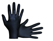 Raven Powder Free Black Nitrile Glove, 6 Mil - Large - USA Tool & Supply