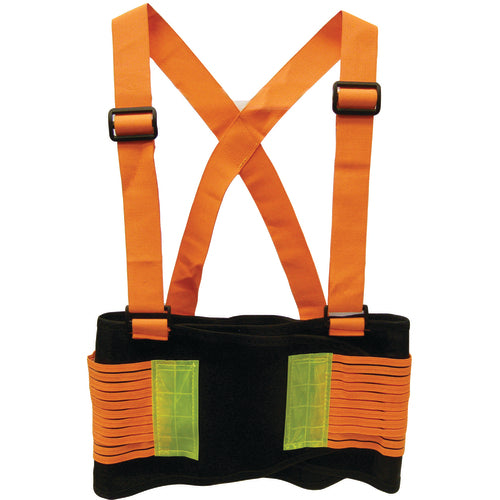 Deluxe Hi-Vis Back Support - S - USA Tool & Supply