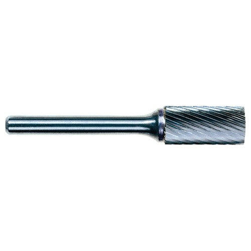 3mm EdgeHog Cyl Flat End Miniature Carbide Bur SA-43L76M 76mm OAL Standard - USA Tool & Supply