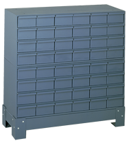 33-3/4 x 12-1/4 x 34-1/4'' (48 Compartments) - Steel Modular Parts Cabinet - USA Tool & Supply