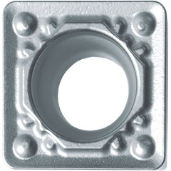 SCMT 3251 HQ PV7010, 1/64″ Corner Radius, 5/32″ Thick, 3/8″ Inscribed Circle, TiCN (MEGACOAT), Square, Turning Indexable Insert - Exact Industrial Supply