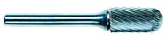 6mm EdgeHog Cylindrical Radius End Carbide Bur SC-1L6M-F Fine 152mm Shk Lgth - USA Tool & Supply