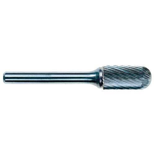 3mm EdgeHog Cyl Radius End Miniature Carbide Bur SC-42L76M-D 76mm OAL Std Alt Diamond (Double) - USA Tool & Supply
