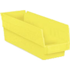 4 1/8″ × 11 5/8″ × 4″ - Yellow Economy Shelf Bin - USA Tool & Supply