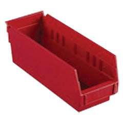 4 1/8″ × 23 5/8″ × 4″ - Red Economy Shelf Bin - USA Tool & Supply