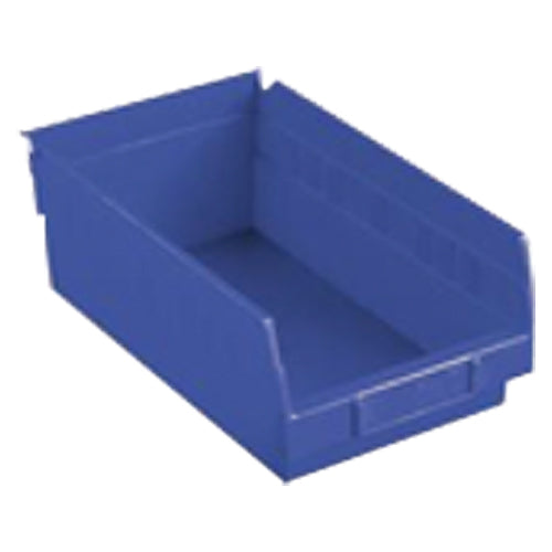 8 3/8″ × 17 7/8″ × 4″ - Blue Economy Shelf Bin - USA Tool & Supply