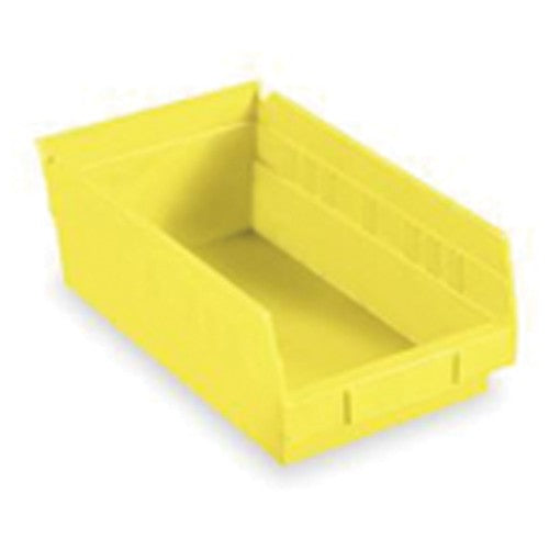 8 3/8″ × 17 7/8″ × 4″ - Yellow Economy Shelf Bin - USA Tool & Supply