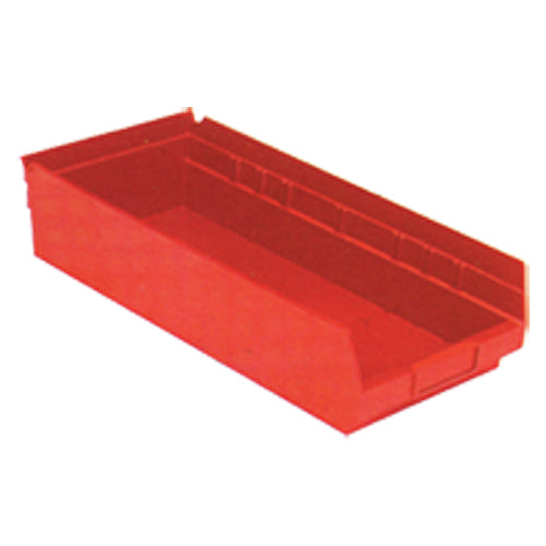 8 3/8″ × 17 7/8″ × 4″ - Red Economy Shelf Bin - USA Tool & Supply