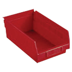 11 1/8″ × 17 7/8″ × 4″ - Red Economy Shelf Bin - USA Tool & Supply