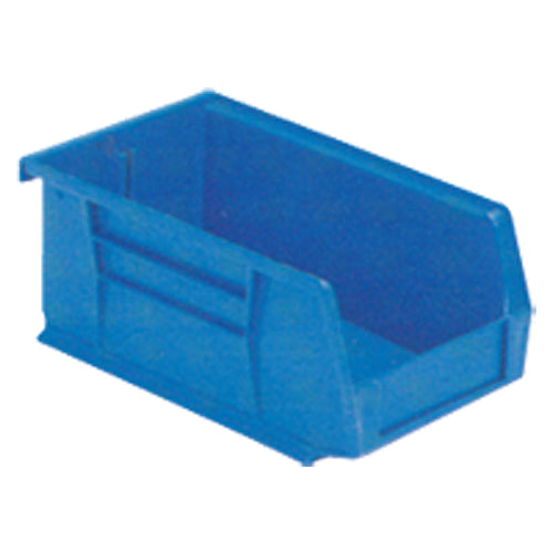 4 1/8″ × 7 3/8″ × 3″ - Blue Hanging or Stackable Bin - USA Tool & Supply