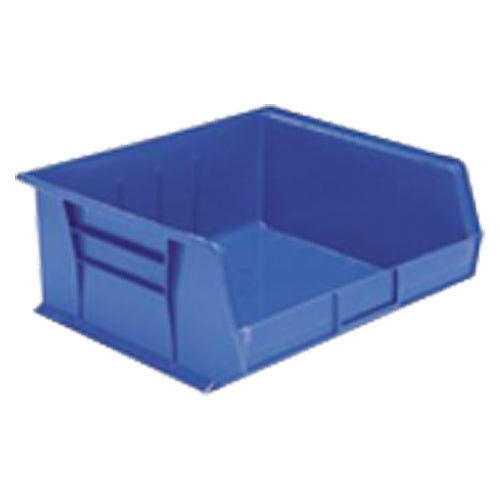 11″ × 10 7/8″ × 5″ - Blue Hanging or Stackable Bin - USA Tool & Supply