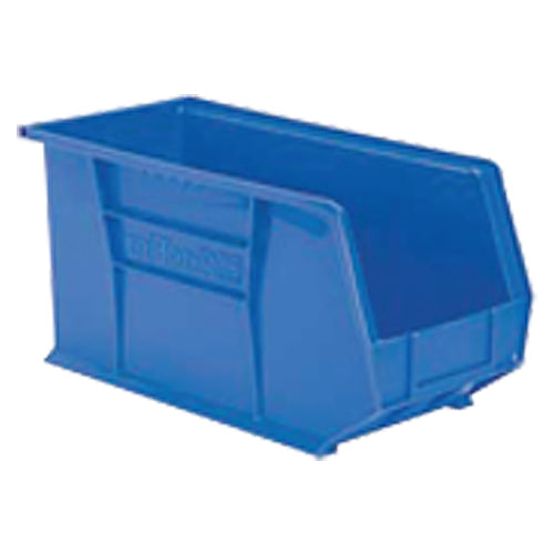 8 1/4″ × 18″ × 9″ - Blue Hanging or Stackable Bin - USA Tool & Supply