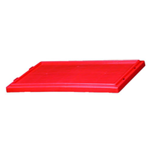 Red Lid for use with Akro Nest-Stack Tote 35–190 - USA Tool & Supply