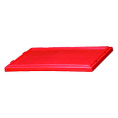 Red Lid for use with Akro Nest-Stack Tote 35–200 - USA Tool & Supply