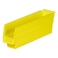 2 3/4″ × 11 5/8″ × 4″ - Yellow Economy Shelf Bin - USA Tool & Supply