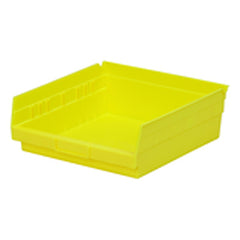 11 1/8″ × 11 5/8″ × 4″ - Yellow Economy Shelf Bin - USA Tool & Supply