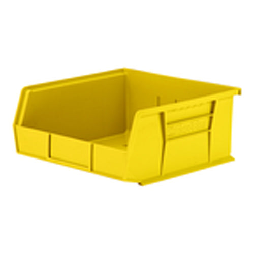 11″ × 10 7/8″ × 5″ - Yellow Hanging or Stackable Bin - USA Tool & Supply