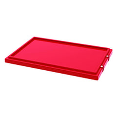 Red Lid for use with Akro Nest-Stack Tote 35–240 - USA Tool & Supply