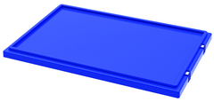 Blue Lid for use with Akro Nest-Stack Tote 35-300 - USA Tool & Supply