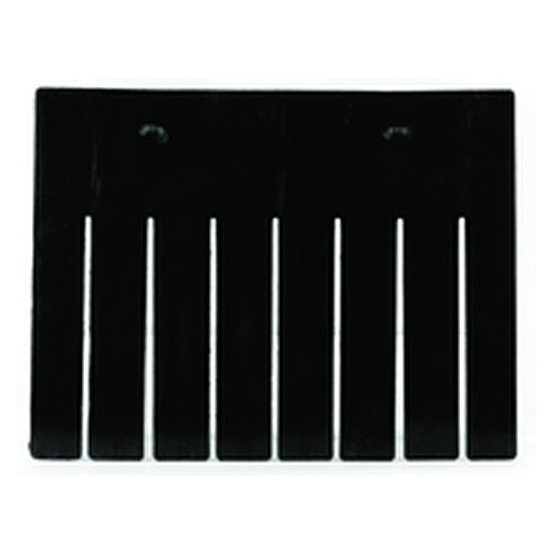 6-Pack - Black - Short Bin Dividers for use with Akro-Grid Container 33-168 - USA Tool & Supply