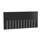 Black 6-Pack Short Bin Dividers for use with Akro-Grid Container 33-228 - USA Tool & Supply