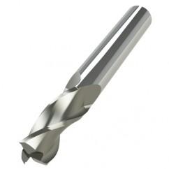 1/2" Dia. - 5/8" LOC - 2-1/2" OAL - 3 FL Carbide S/E HP End Mill-AlTiN - USA Tool & Supply