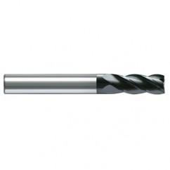 10mm Dia. - 72mm OAL - AlCrN - Solid Carbide - High Spiral End Mill - 4 FL - USA Tool & Supply