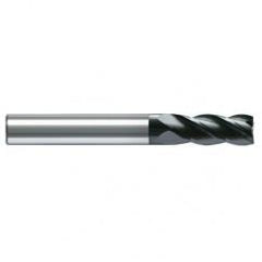 10mm Dia. - 72mm OAL - AlCrN - Solid Carbide - High Spiral End Mill - 4 FL - USA Tool & Supply