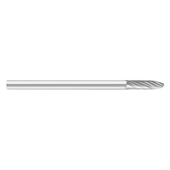 SE-41X3 #1 .1250 Burr RH SE 12FL - USA Tool & Supply
