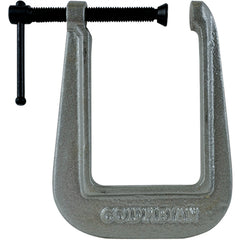 Deep Reach Carriage C-Clamp; 2″ Maximum Opening; 3 1/2″ Throat Depth - USA Tool & Supply