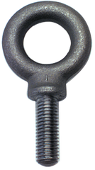 Shoulder Plain Eye Bolt - 1-1/8-7 Thread, 2'' Eye Dia. - USA Tool & Supply