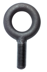 No Shoulder Plain Eye Bolt - 1-1/8-7 Thread, 2'' Eye Dia. - USA Tool & Supply