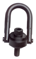 Hoist Ring - 3/8-16; .54'' Thread Length; 1000 lb Rating Load; 2.67'' OAL - USA Tool & Supply