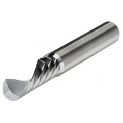 1/8" Dia. - 1-1/2" OAL - CBD - Router-Single Flute Plastic LH Spiral; RH Cut - USA Tool & Supply